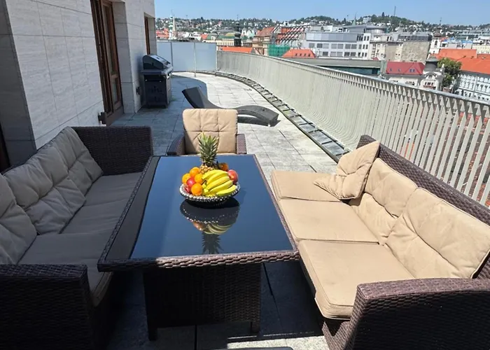 Apartman Luxury Penthouse At The Historical Centre Parking