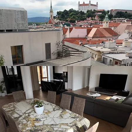 Luxury Penthouse At The Historical Centre Parking * Bratysława